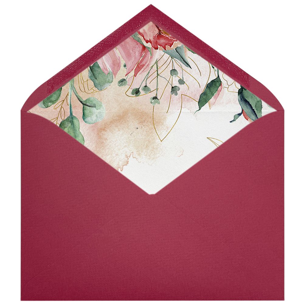 Sobres forrados estampados C5 | Scarlet