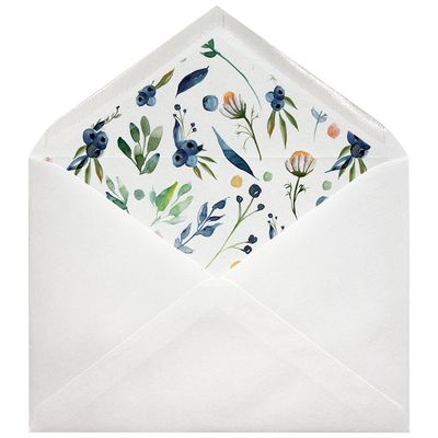 Sobres forrados estampados C5 | Berries Sobres forrados estampados C5 | Berries