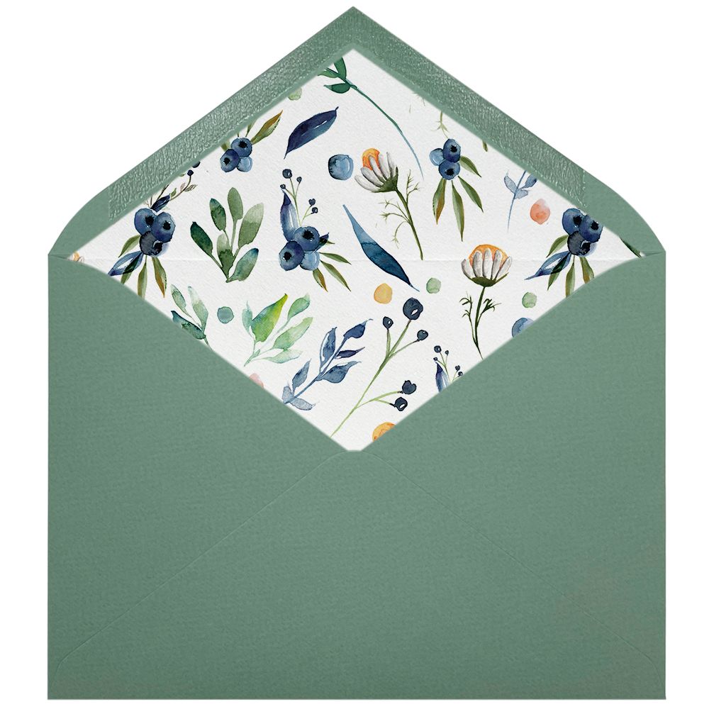 Sobres forrados estampados C5 | Berries