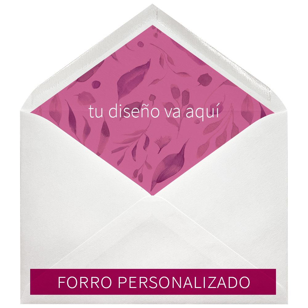 Sobres forrados estampados C5 | DISEÑO PERSONALIZADO