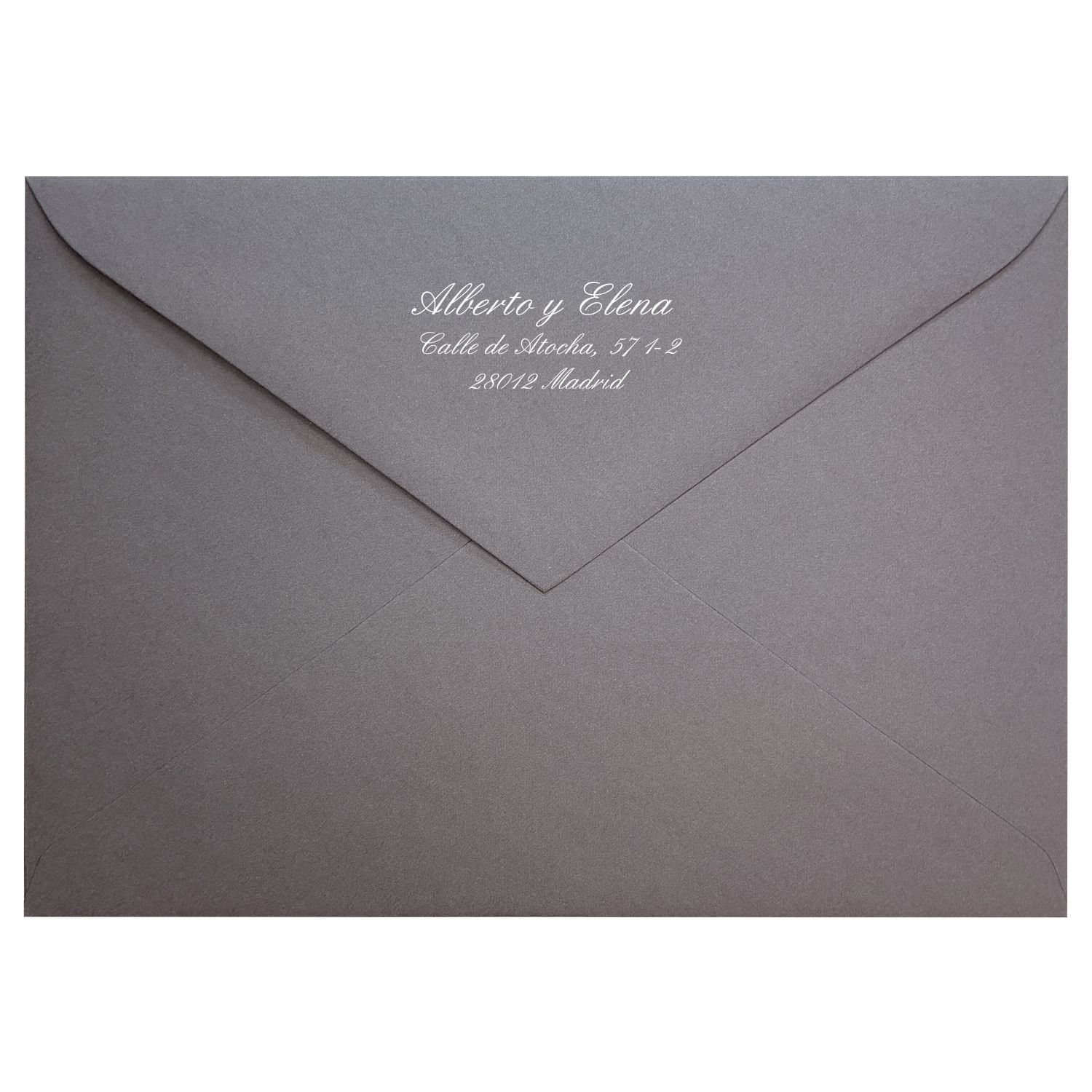 Impresión de sobres - Remite Solapa 1