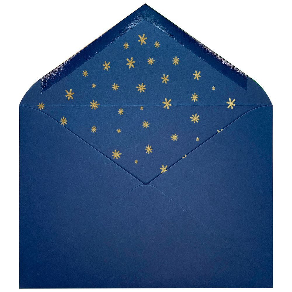 Sobres Azul Marino - Navidad Estrellada