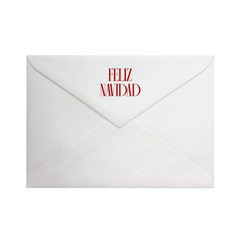 Impresión “Feliz Navidad” - NO INCLUYE EL SOBRE Impresión “Feliz Navidad” - NO INCLUYE EL SOBRE