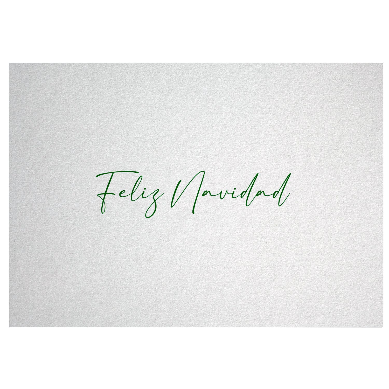 Impresión delantera “Feliz Navidad” - NO INCLUYE EL SOBRE Impresión delantera “Feliz Navidad” - NO INCLUYE EL SOBRE