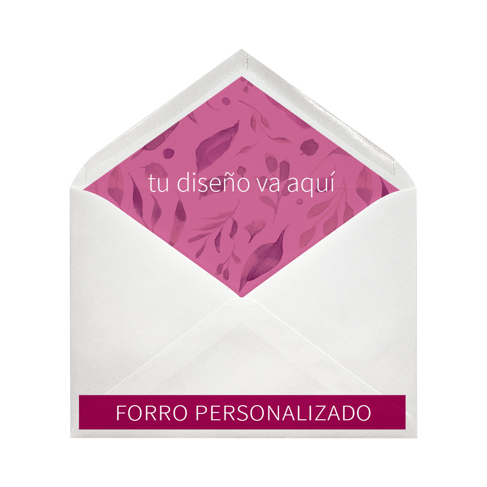 Sobres forrados estampados Ministro | DISEÑO PERSONALIZADO