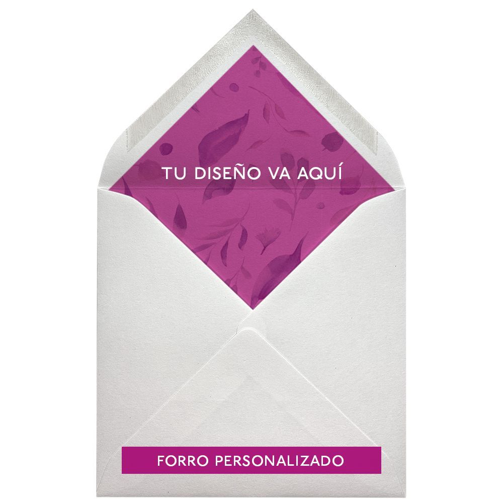 Sobres forrados estampados Cuadrados | DISEÑO PERSONALIZADO