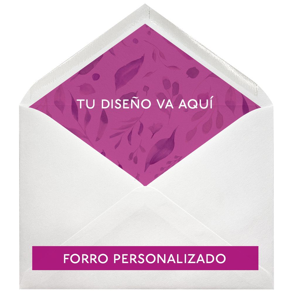 Sobres forrados estampados C5 | DISEÑO PERSONALIZADO