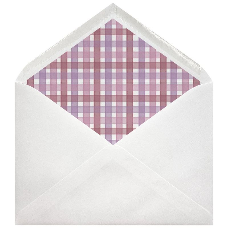 Sobres forrados estampados C5 | Vichy Provenza Sobres forrados estampados C5 | Vichy Provenza