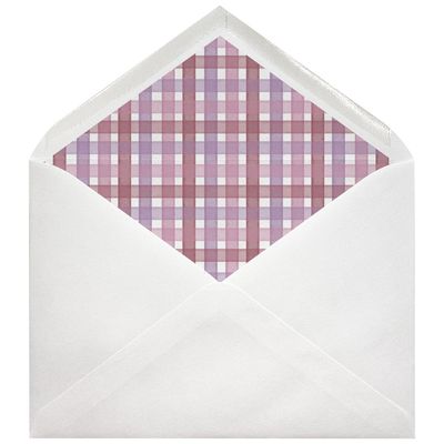 Sobres forrados estampados C5 | Vichy Provenza