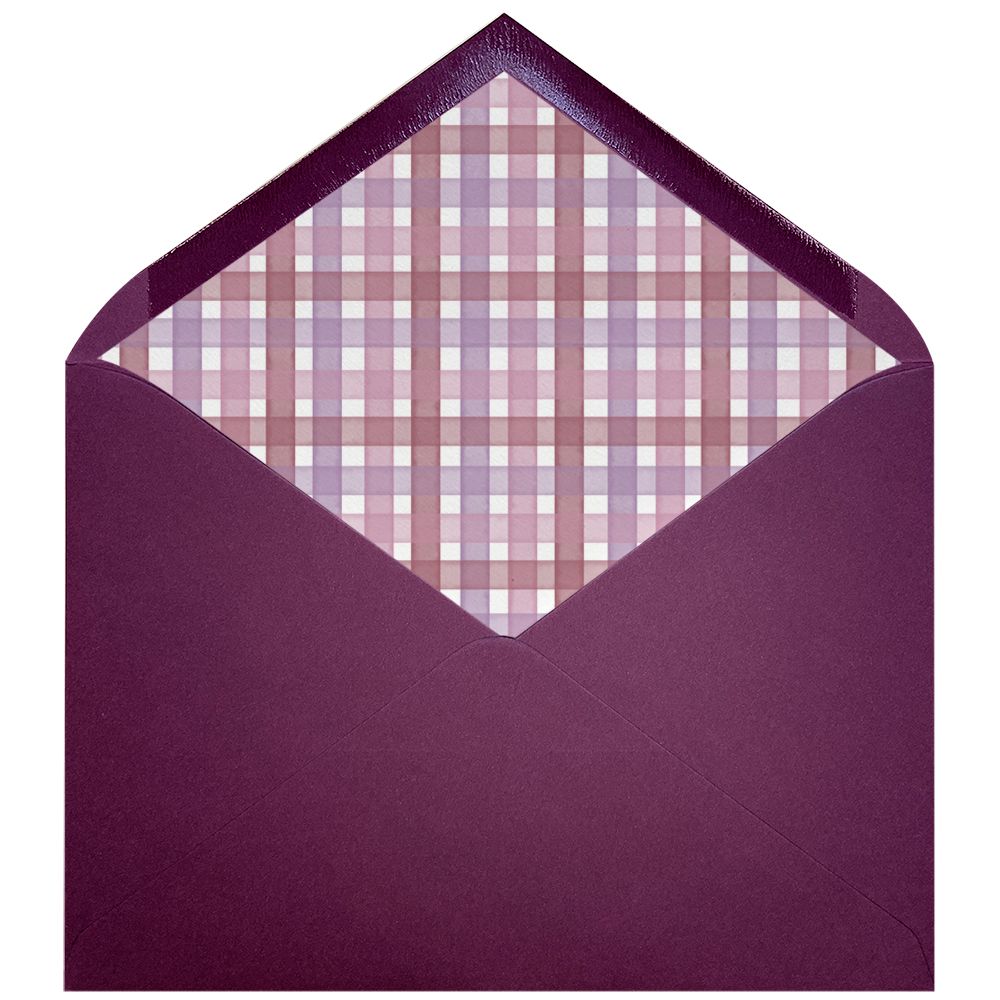 Sobres forrados estampados C5 | Vichy Provenza