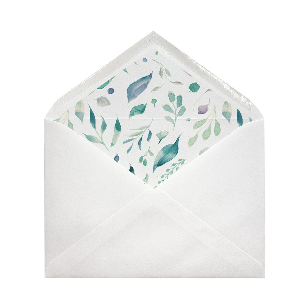 Sobres forrados estampados Ministro | Leaves Sobres forrados estampados Ministro | Leaves
