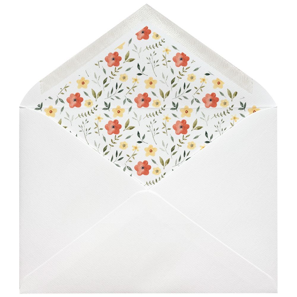 Sobres forrados estampados C5 | Floral Sobres forrados estampados C5 | Floral