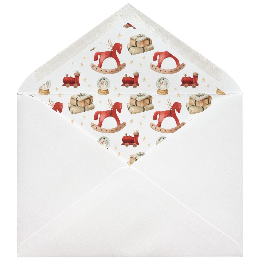 Sobres forrados estampados C5 | Cuento de Navidad Sobres forrados estampados C5 | Cuento de Navidad