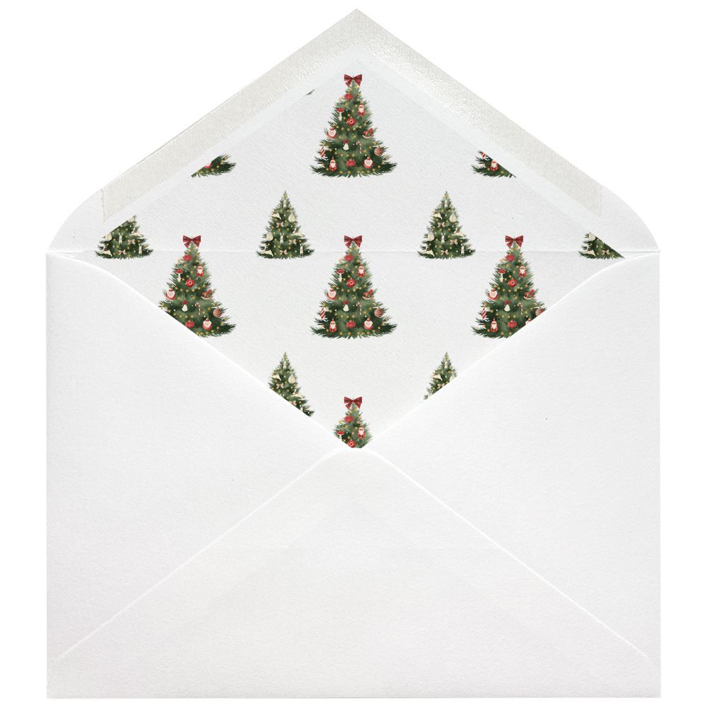 Sobres forrados estampados C5 | Días de Navidad Sobres forrados estampados C5 | Días de Navidad