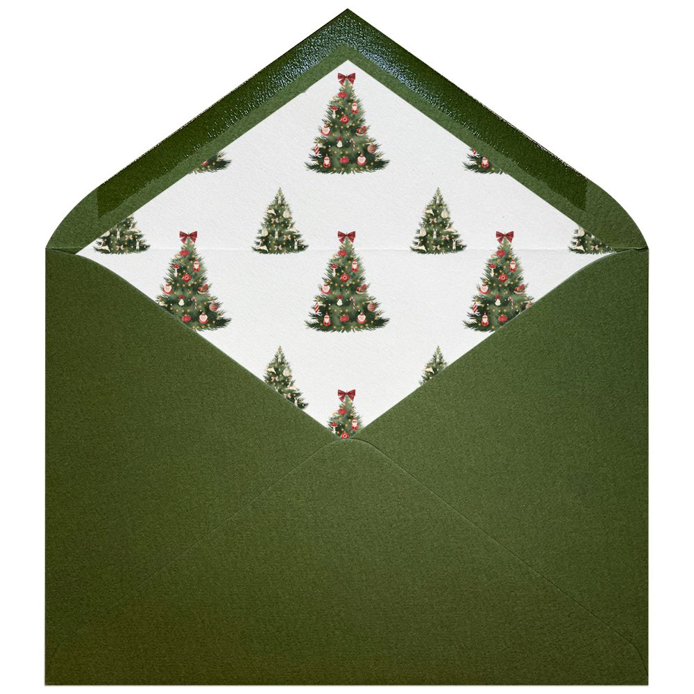 Sobres forrados estampados C5 | Días de Navidad