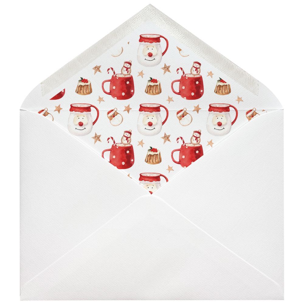 Sobres forrados estampados C5 | Dulce Navidad Sobres forrados estampados C5 | Dulce Navidad