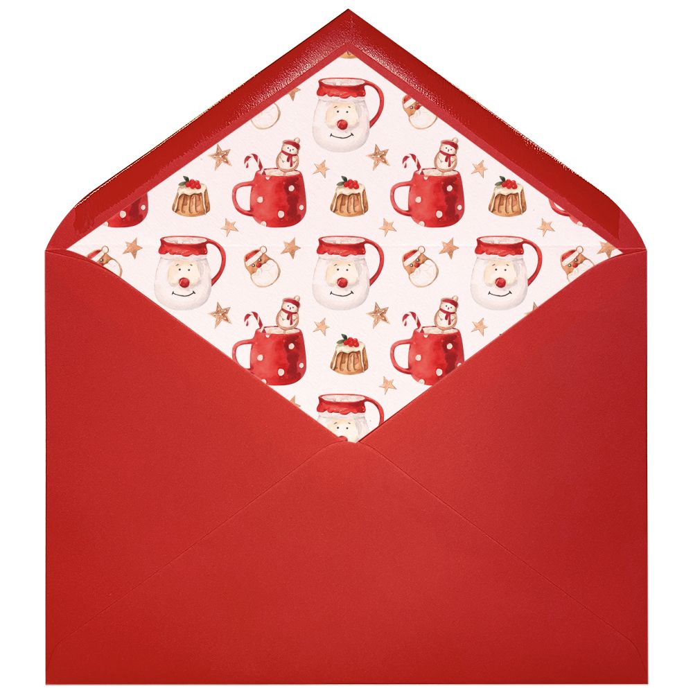 Sobres forrados estampados C5 | Dulce Navidad