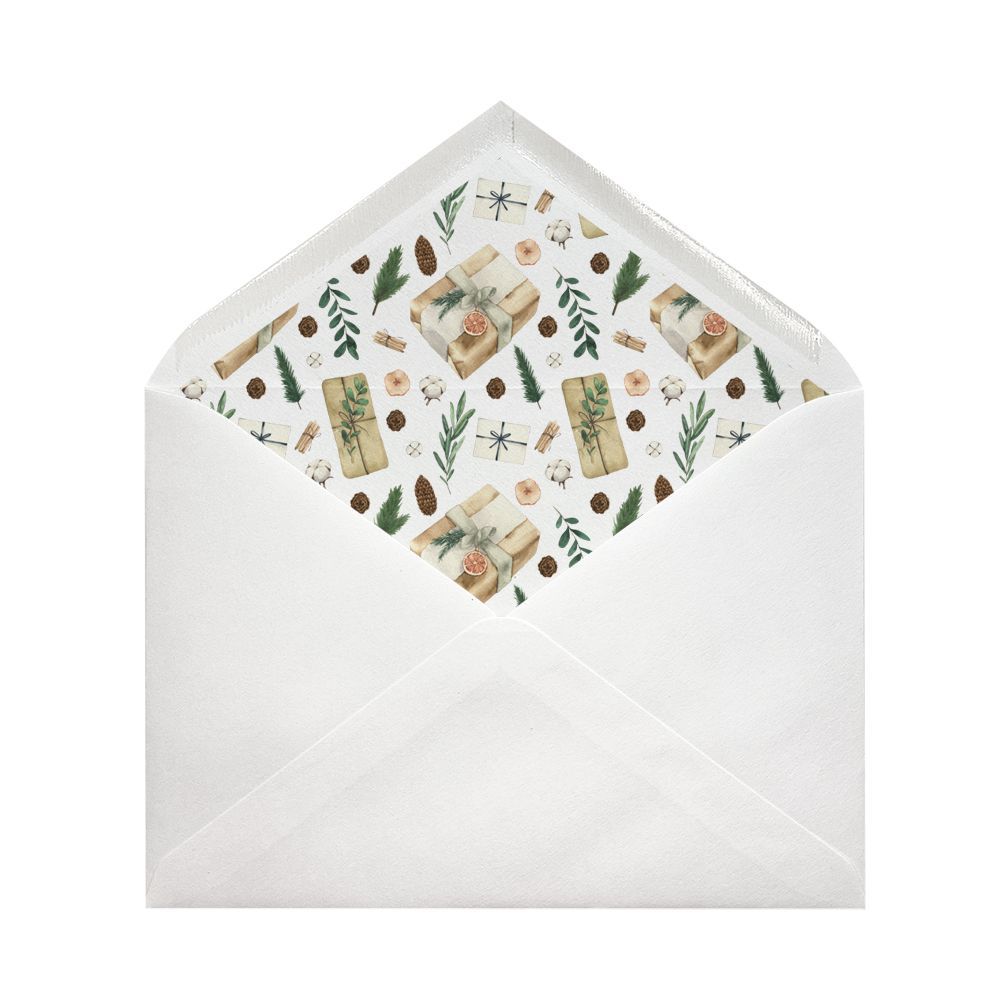 Sobres forrados estampados Ministro | Aromas de Navidad Sobres forrados estampados Ministro | Aromas de Navidad
