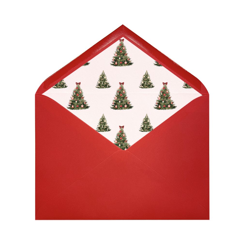Sobres forrados estampados Ministro | Días de Navidad
