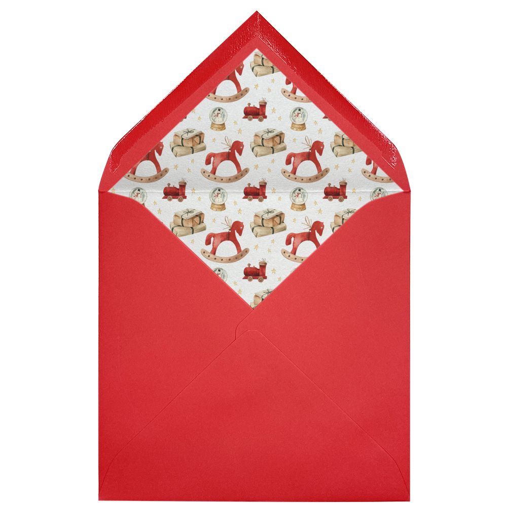 Sobres forrados estampados Cuadrados | Cuento de Navidad