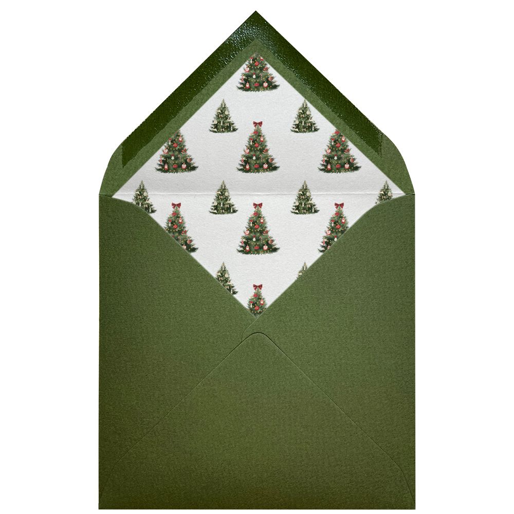 Sobres forrados estampados Cuadrados | Días de Navidad