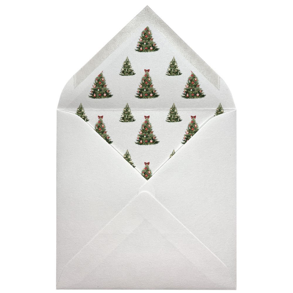 Sobres forrados estampados Cuadrados | Días de Navidad