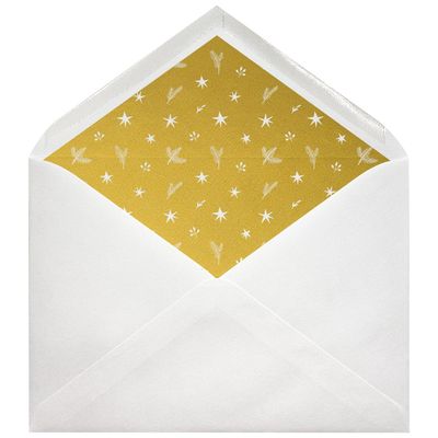 Sobres forrados C5 | Dorado árboles de Navidad Sobres forrados C5 | Dorado árboles de Navidad