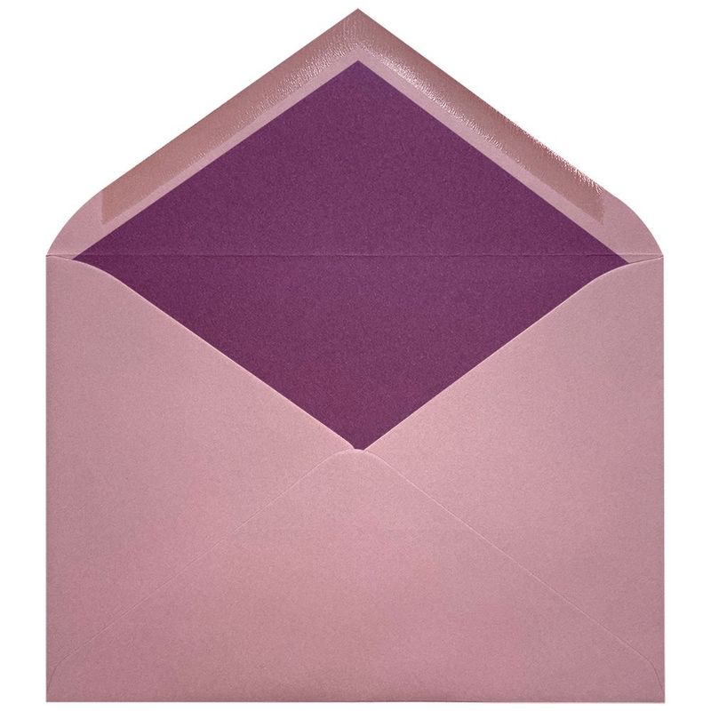 Sobres forrados lisos C5 | Basic Colors Old Rose
