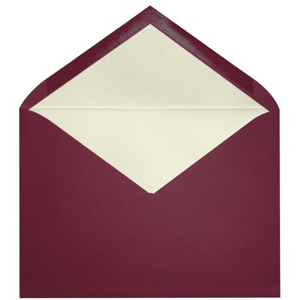 Sobres forrados lisos C5 | Basic Colors Chianti