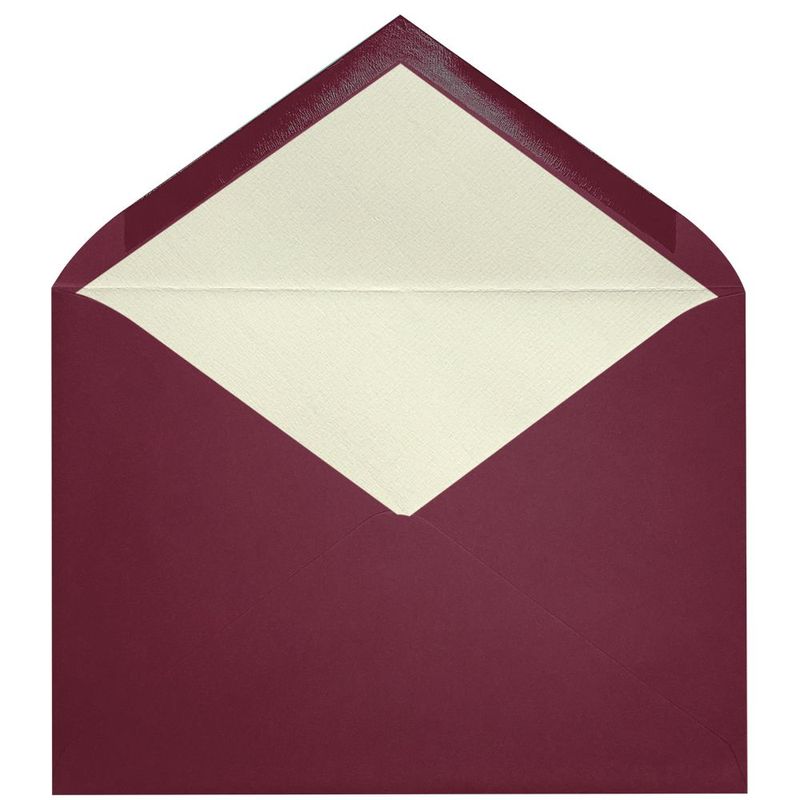 Sobres forrados lisos C5 | Basic Colors Chianti