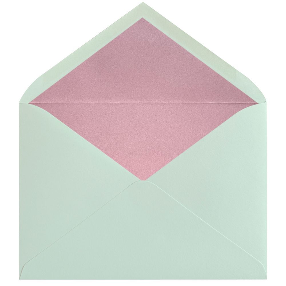 Sobres forrados lisos C5 | Basic Colors Mint