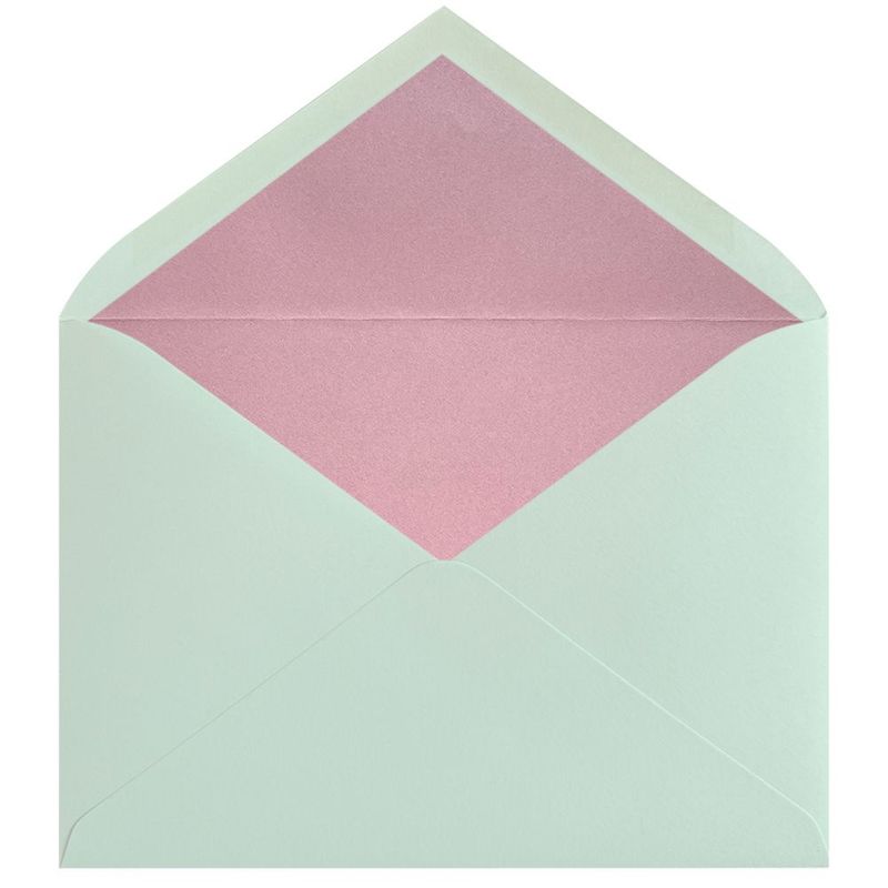 Sobres forrados lisos C5 | Basic Colors Mint