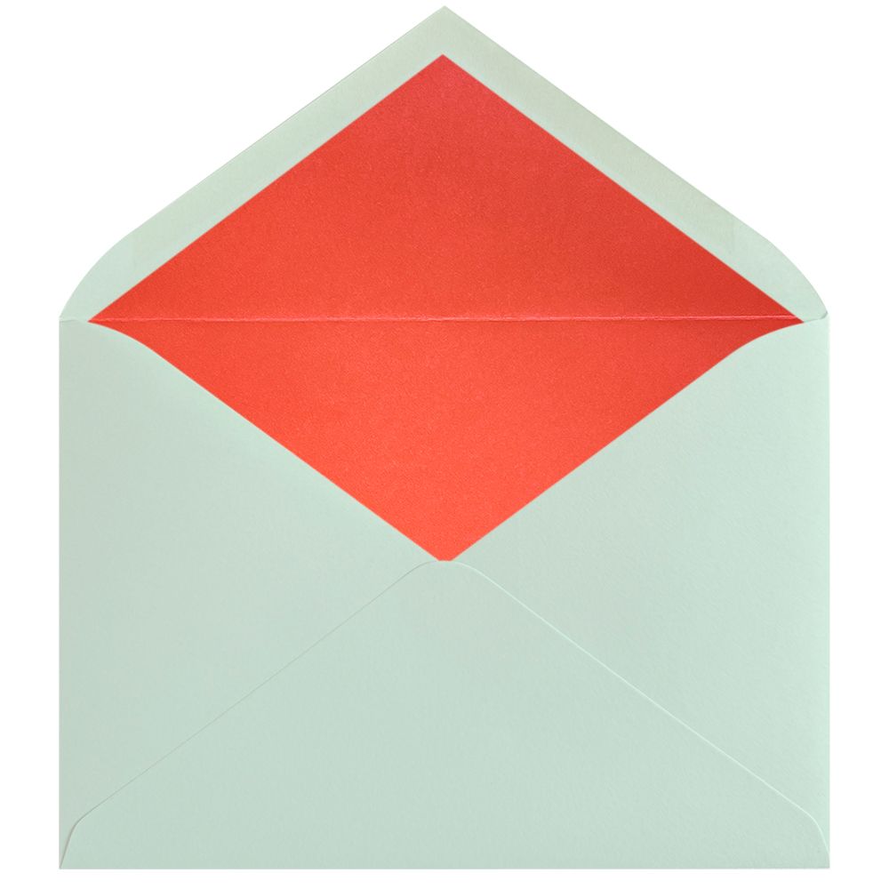 Sobres forrados lisos C5 | Basic Colors Mint