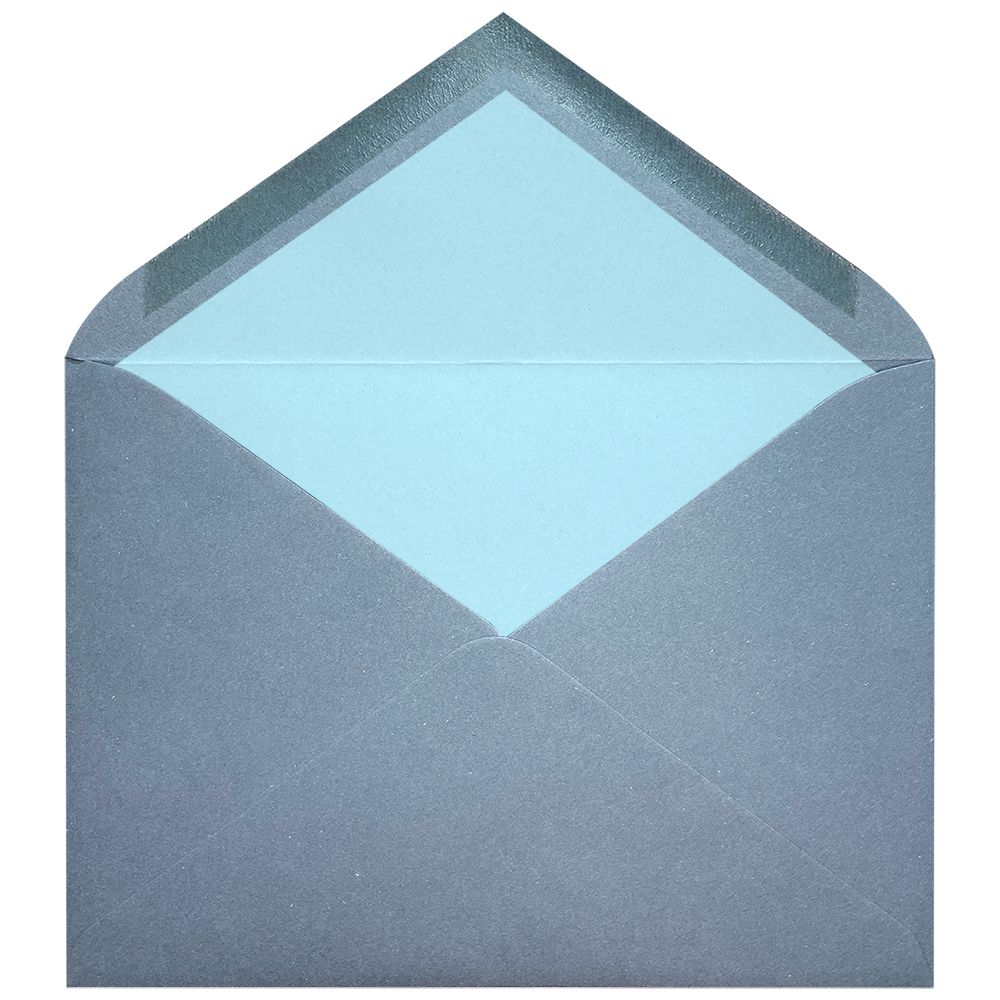 Sobres forrados lisos C5 | Rustic Cotton Aqua