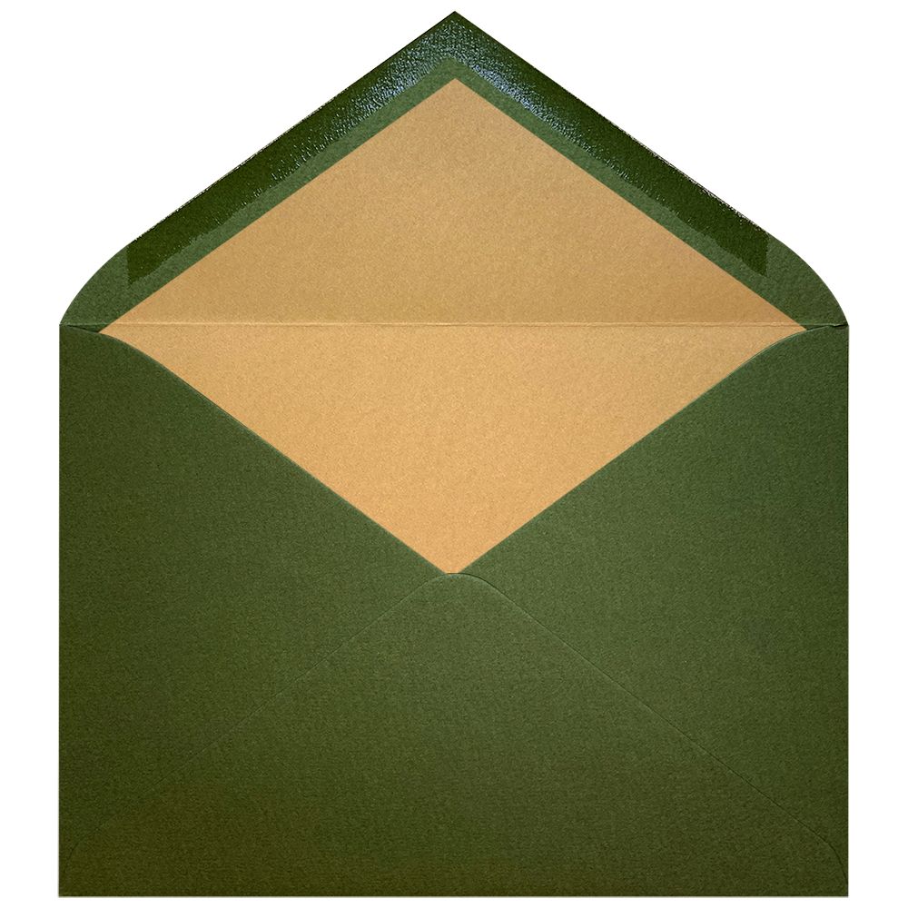 Sobres forrados lisos C5 | Texturado Verde Oliva