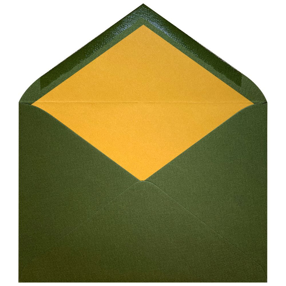 Sobres forrados lisos C5 | Texturado Verde Oliva