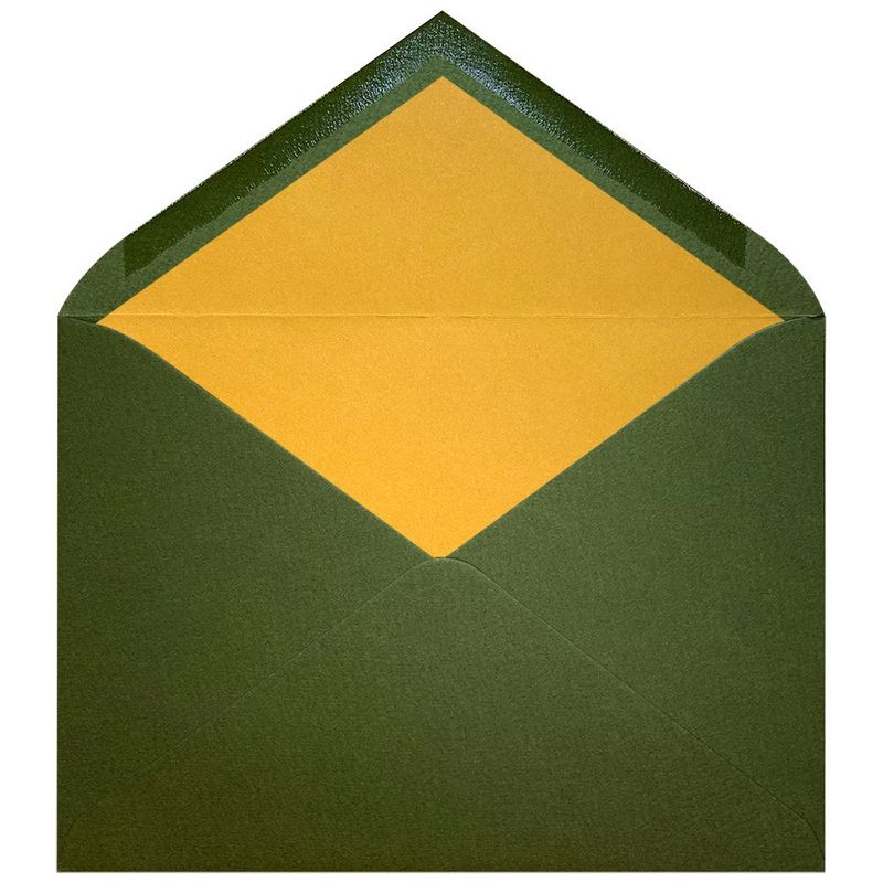 Sobres forrados lisos C5 | Texturado Verde Oliva