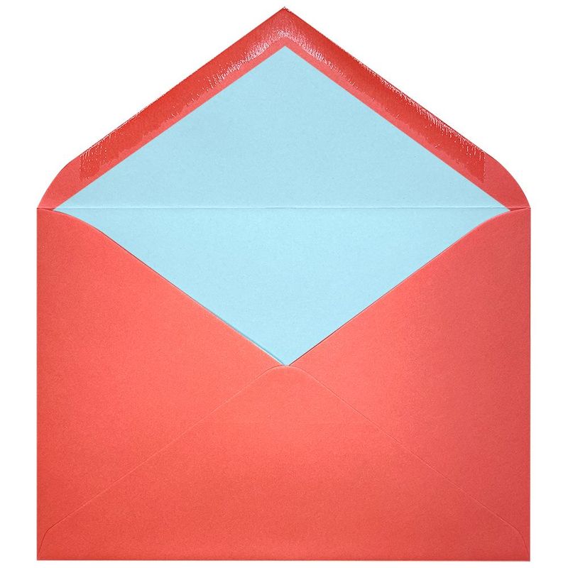 Sobres forrados lisos C5 | Basic Colors Coral