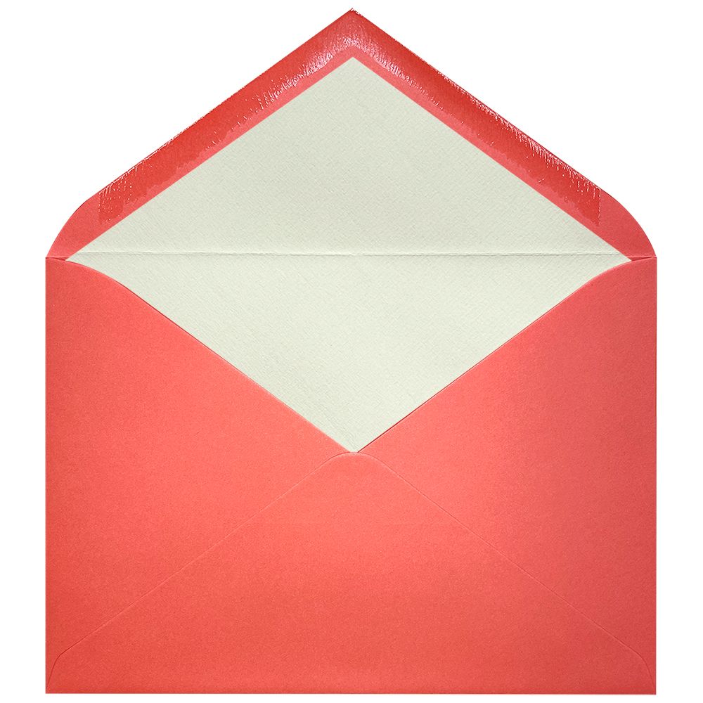Sobres forrados lisos C5 | Basic Colors Coral