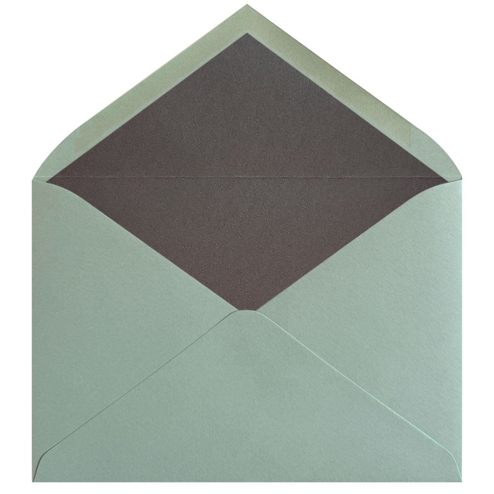 Sobres forrados lisos C5 | Rustic Cotton Jade