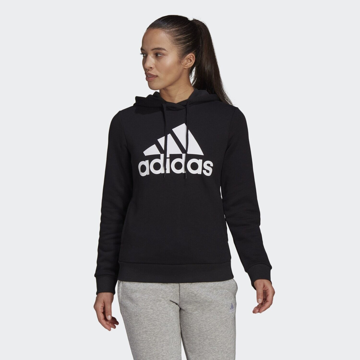 ADIDAS FELPA DONNA CON CAPPUCCIO GL0653