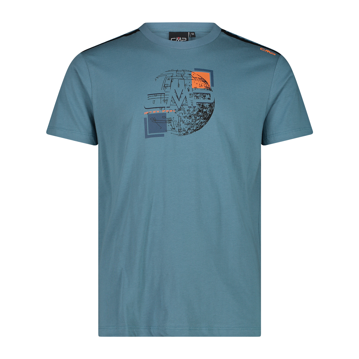 CMP T SHIRT COTONE UOMO 34F5977-E772