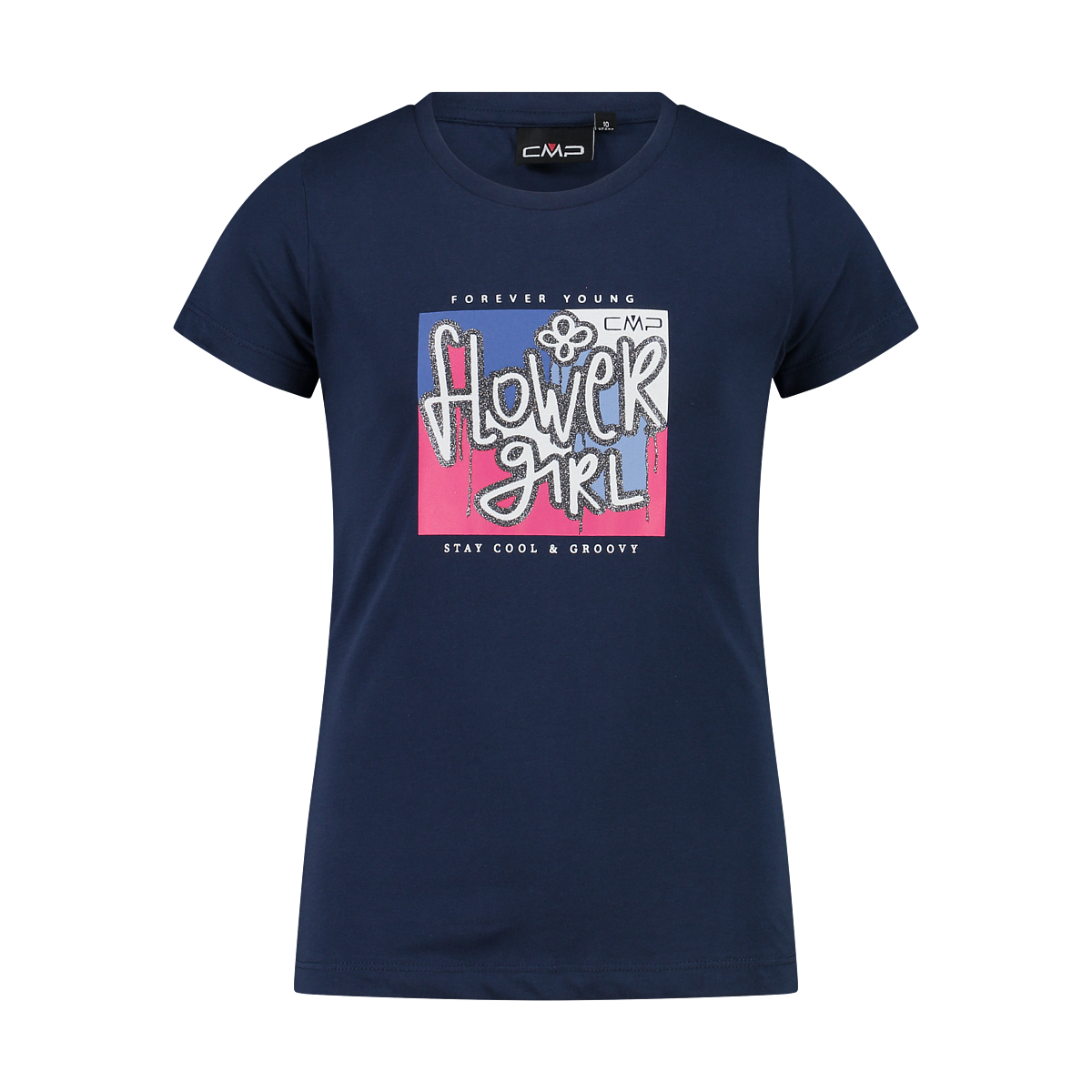CMP T SHIRT COTONE ORGANICO BAMBINA 34F7865-M926