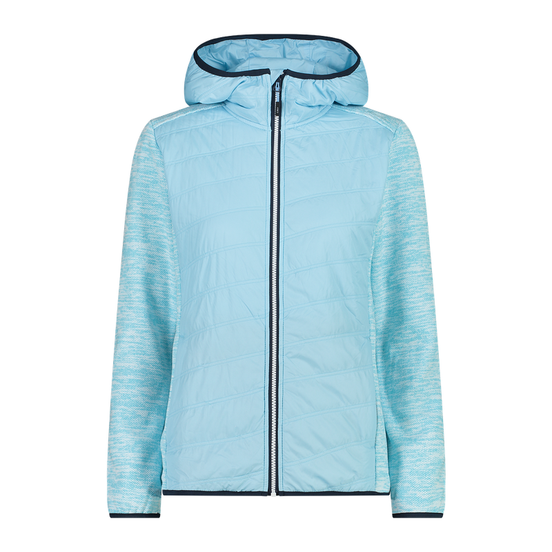 CMP GIACCA IBRIDA IN KNIT TECH CON IMBOTTITURA FRONTALE DA DONNA 33H1876-L219 CMP GIACCA IBRIDA IN KNIT TECH CON IMBOTTITURA FRONTALE DA DONNA 33H1876-L219