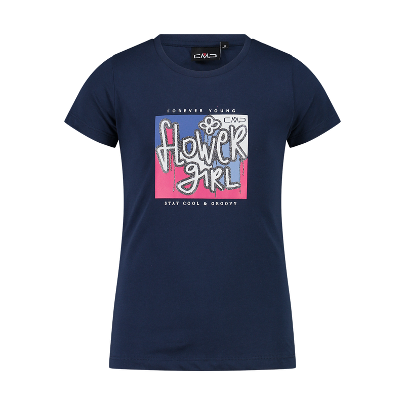 CMP T SHIRT COTONE ORGANICO BAMBINA 34F7865-M926