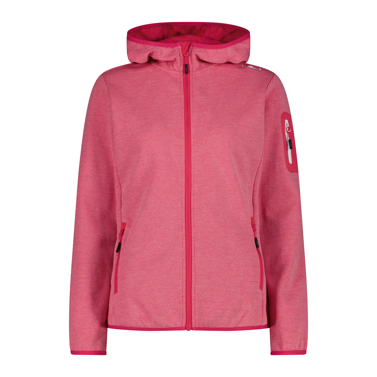 CMP Pile Knit-tech con cappuccio e mesh 34H6376-23CV