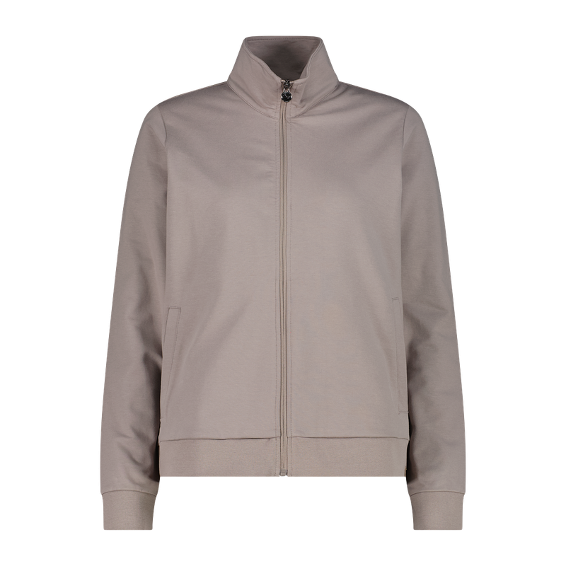 CMP Felpa da donna con zip in cotone elasticizzato 36D7716-Q725