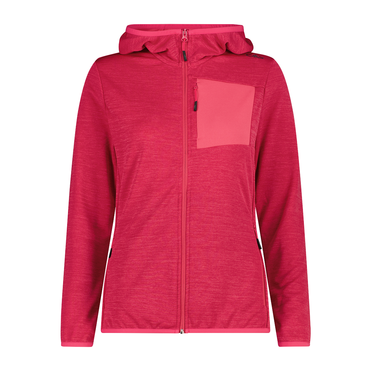 CMP Giacca con cappuccio da donna in melange 36L6256-B823