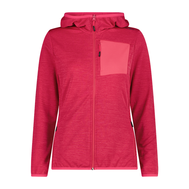 CMP Giacca con cappuccio da donna in melange 36L6256-B823