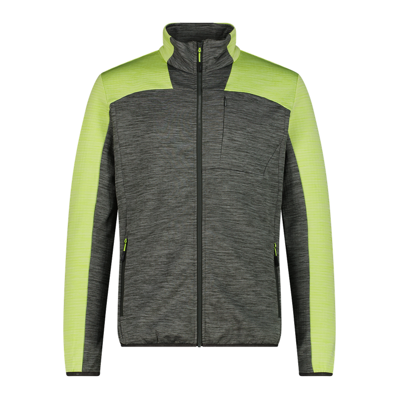 CMP Giacca da uomo in melange Grid tech elasticizzata Unlimitech 36G6297-F978